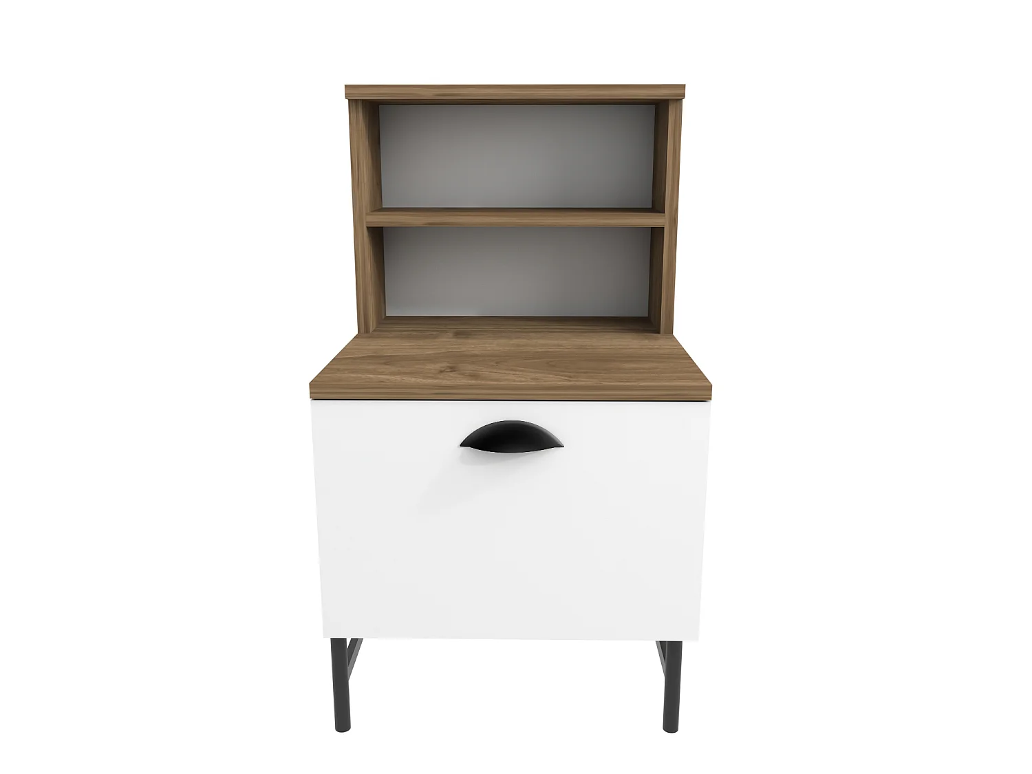 Table de nuit, chifonnier avec armoire, table de chevet - Set de 2