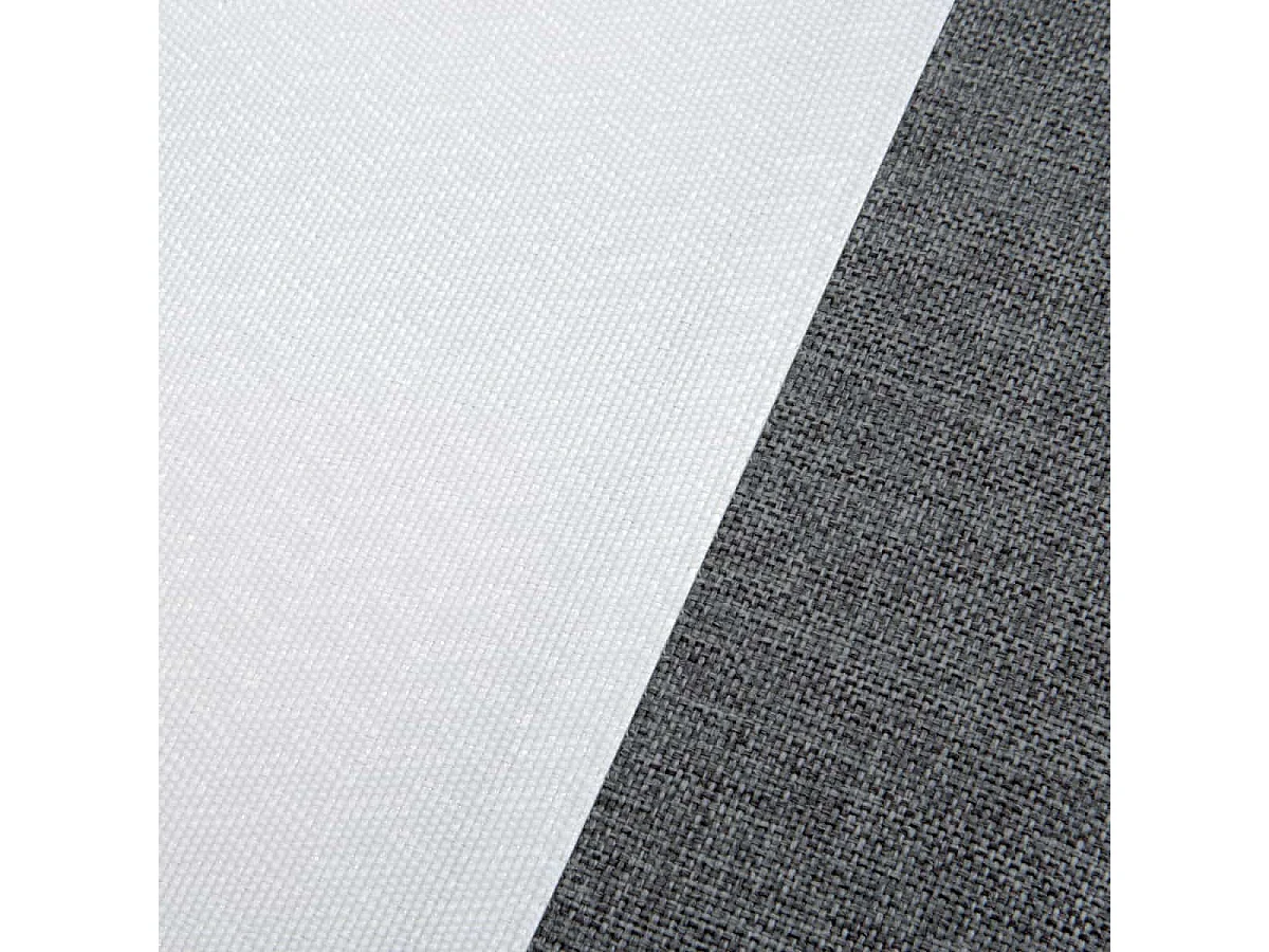 Sommier tapissier Tissu SISAL - gris foncé - 140x190