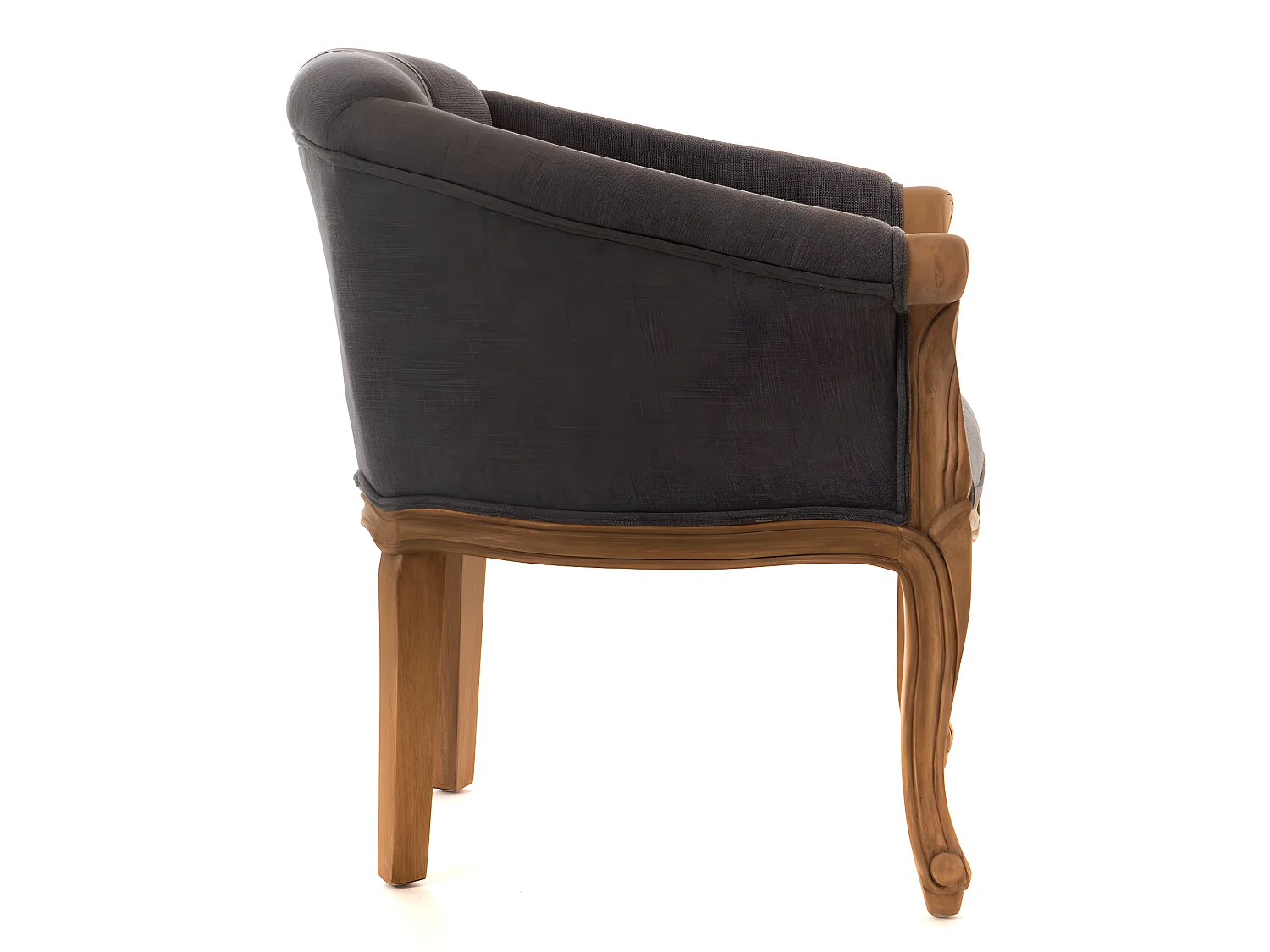 Fauteuil Crapaud gris foncé