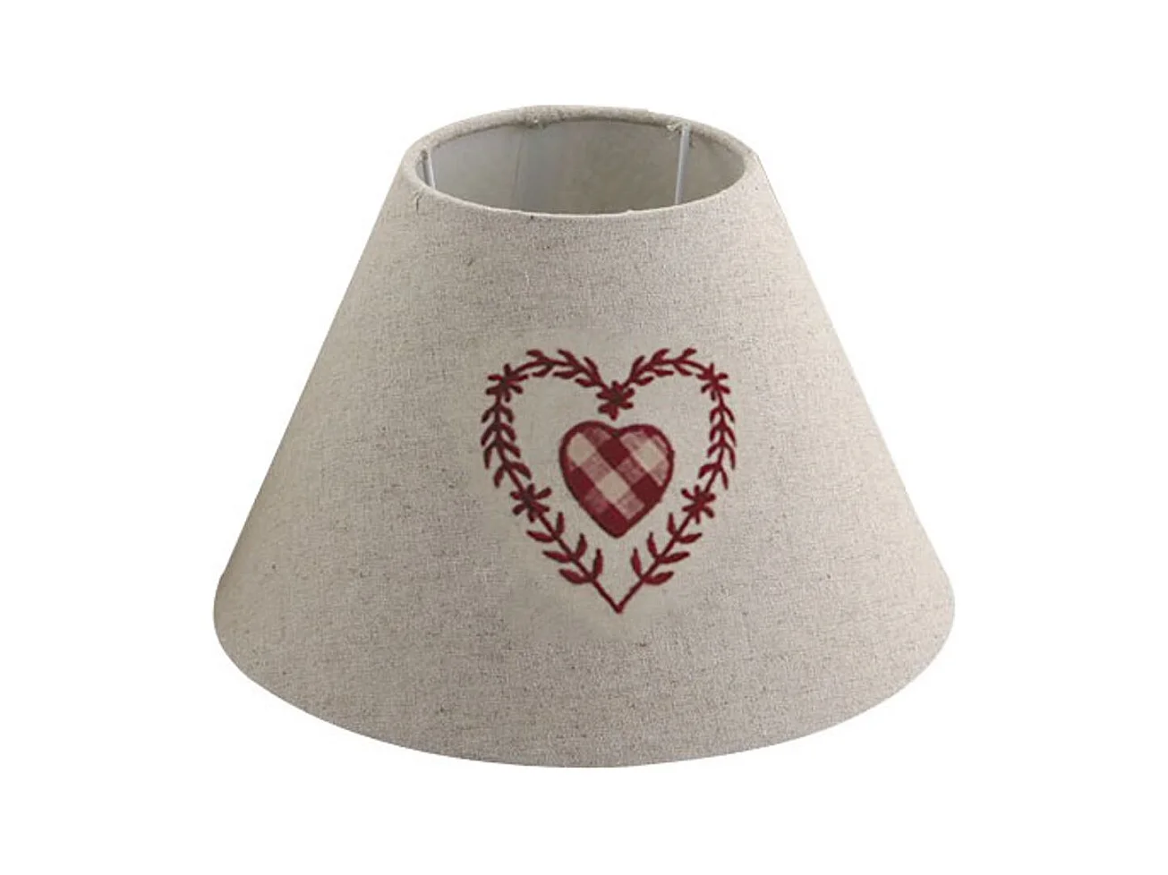 Abat-jour petit coeur rouge