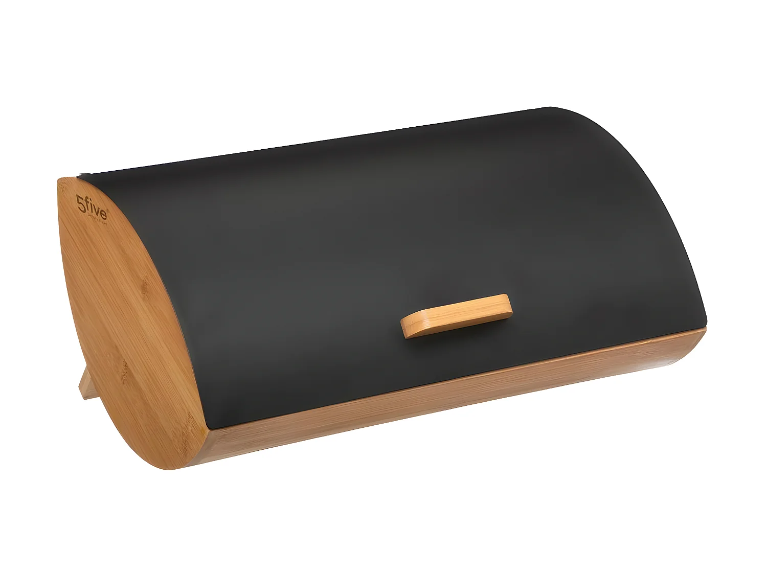 Boîte à pain en bambou coloris noir - Longueur 26 x Profondeur 16 x Hauteur 35,6 cm