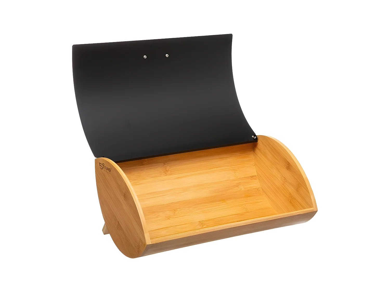 Boîte à pain en bambou coloris noir - Longueur 26 x Profondeur 16 x Hauteur 35,6 cm