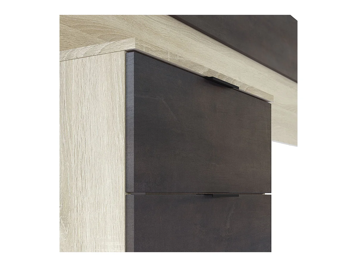 Ensemble Tête De Lit + 2 Tables De Chevet ( 2 Tiroirs)