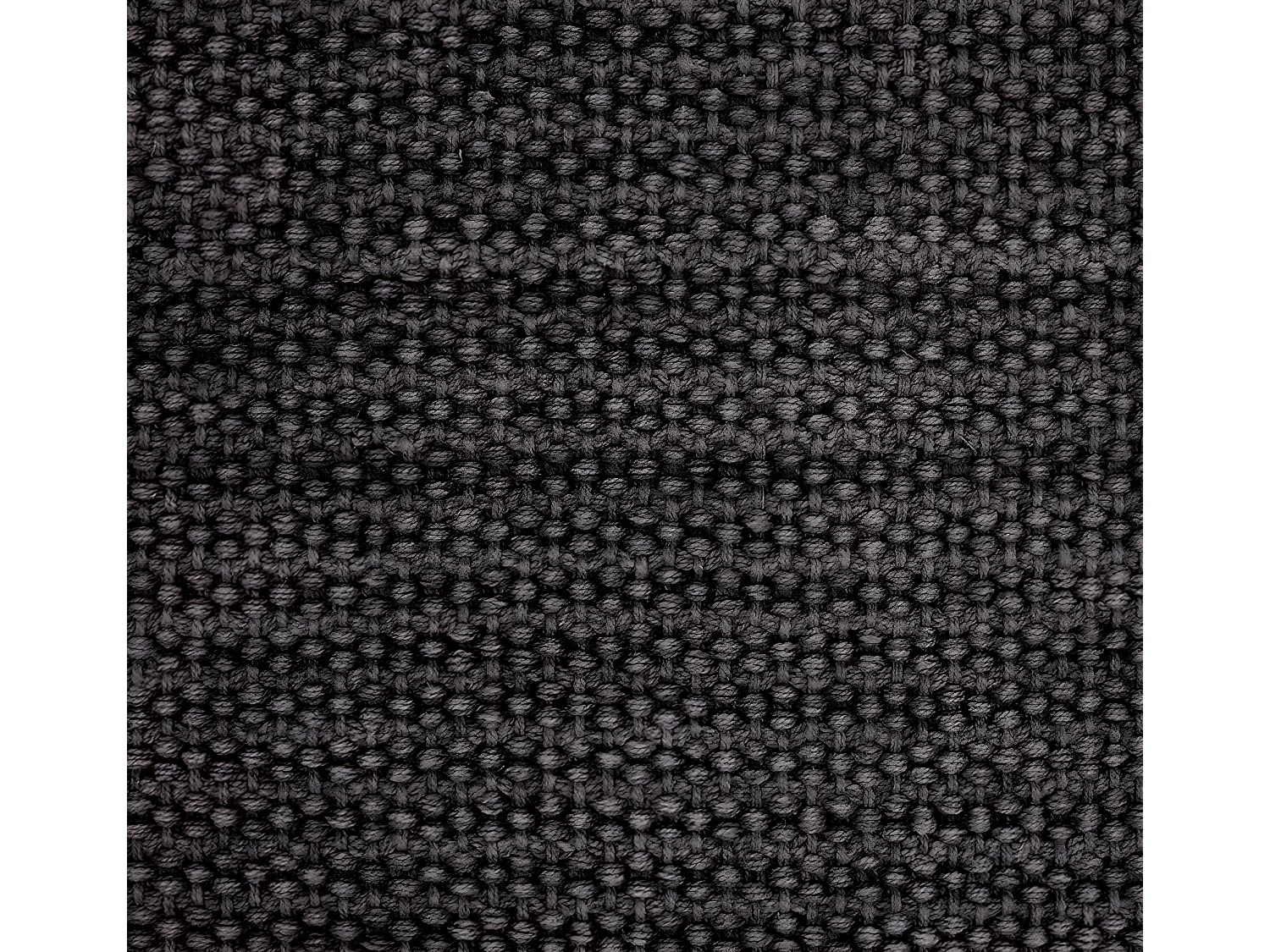 Tapis rectangulaire en coton cloris gris foncé - Dim : L. 140 x l. 70 cm