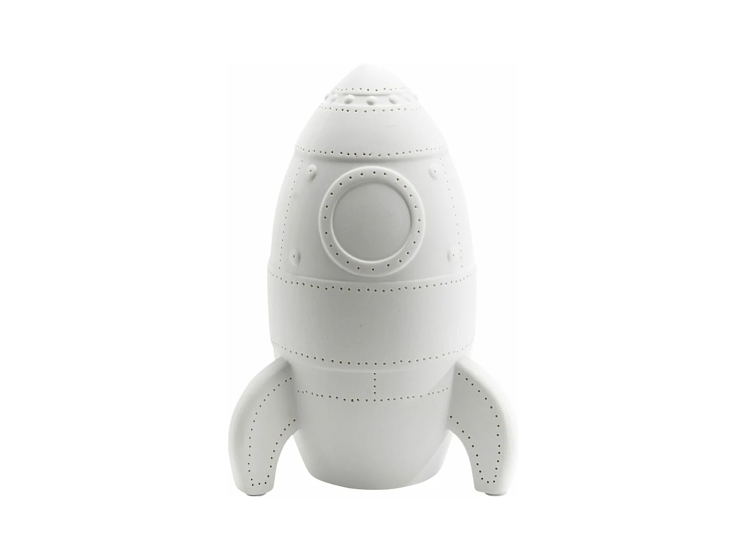 Lampe fusée en porcelaine    - E14_8W_LED