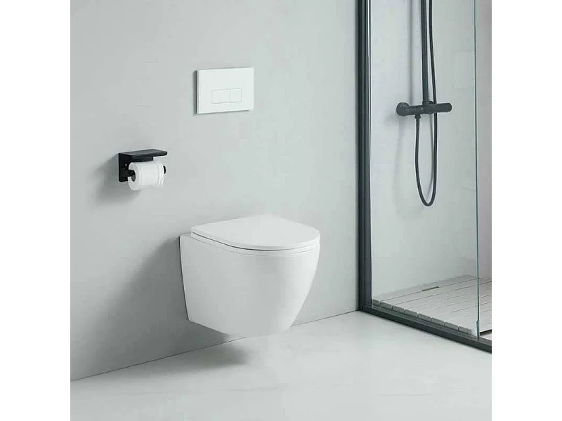 Cuvette WC suspendu CARCEO - sans bride et avec frein de chute