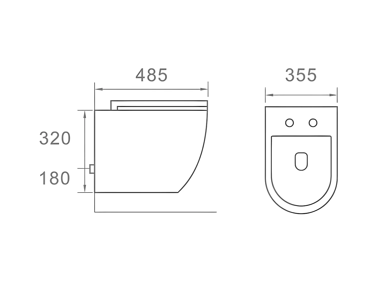 Inodoro suspendido CARCEO