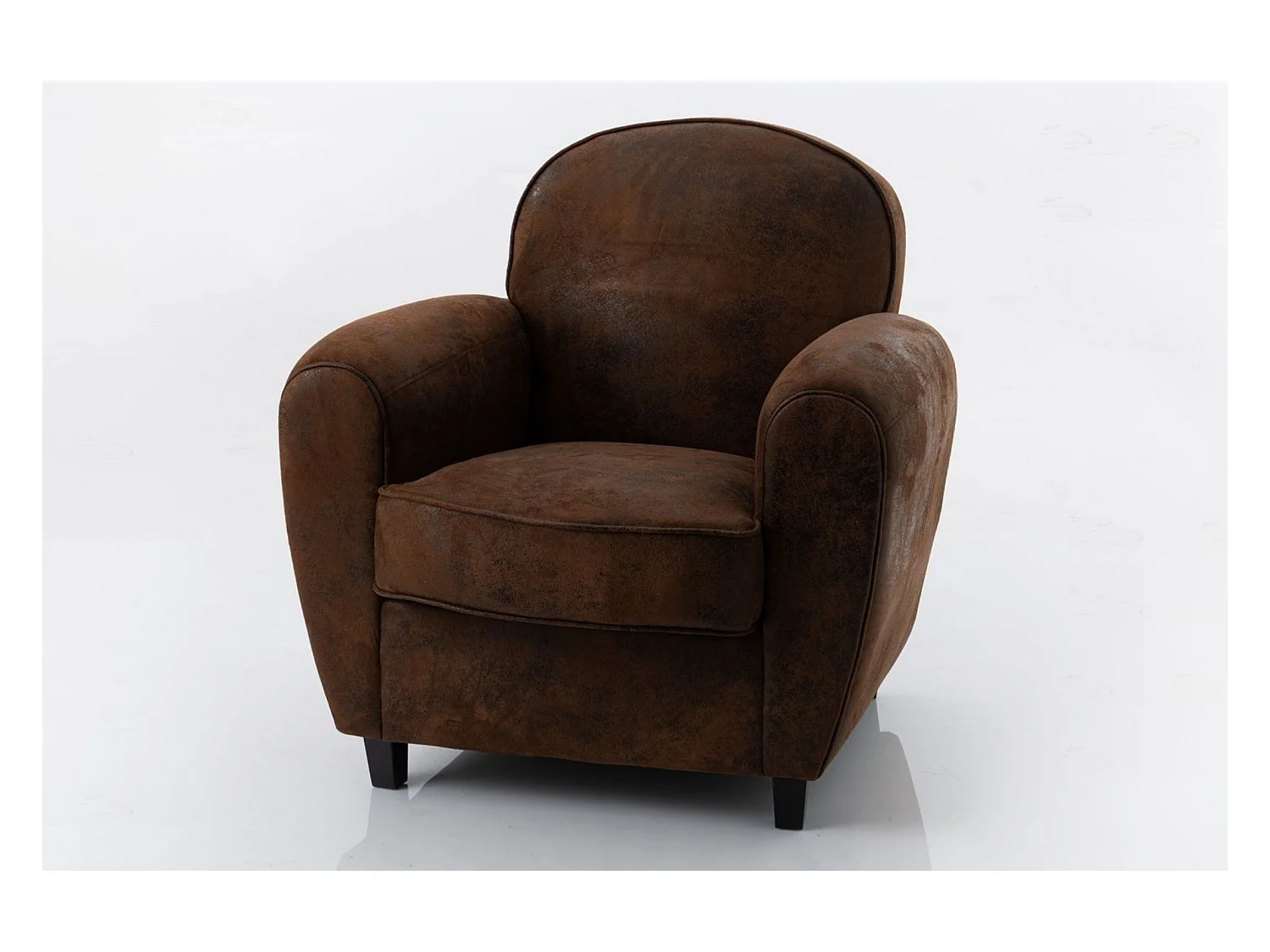 Fauteuil club marron