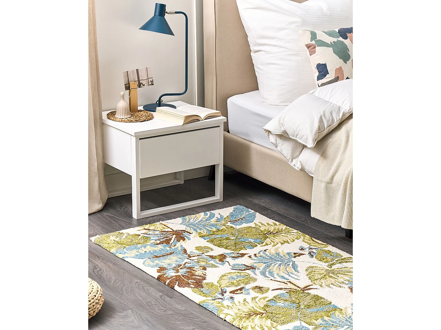 Tappeto lana multicolore 80 x 150 cm KINIK