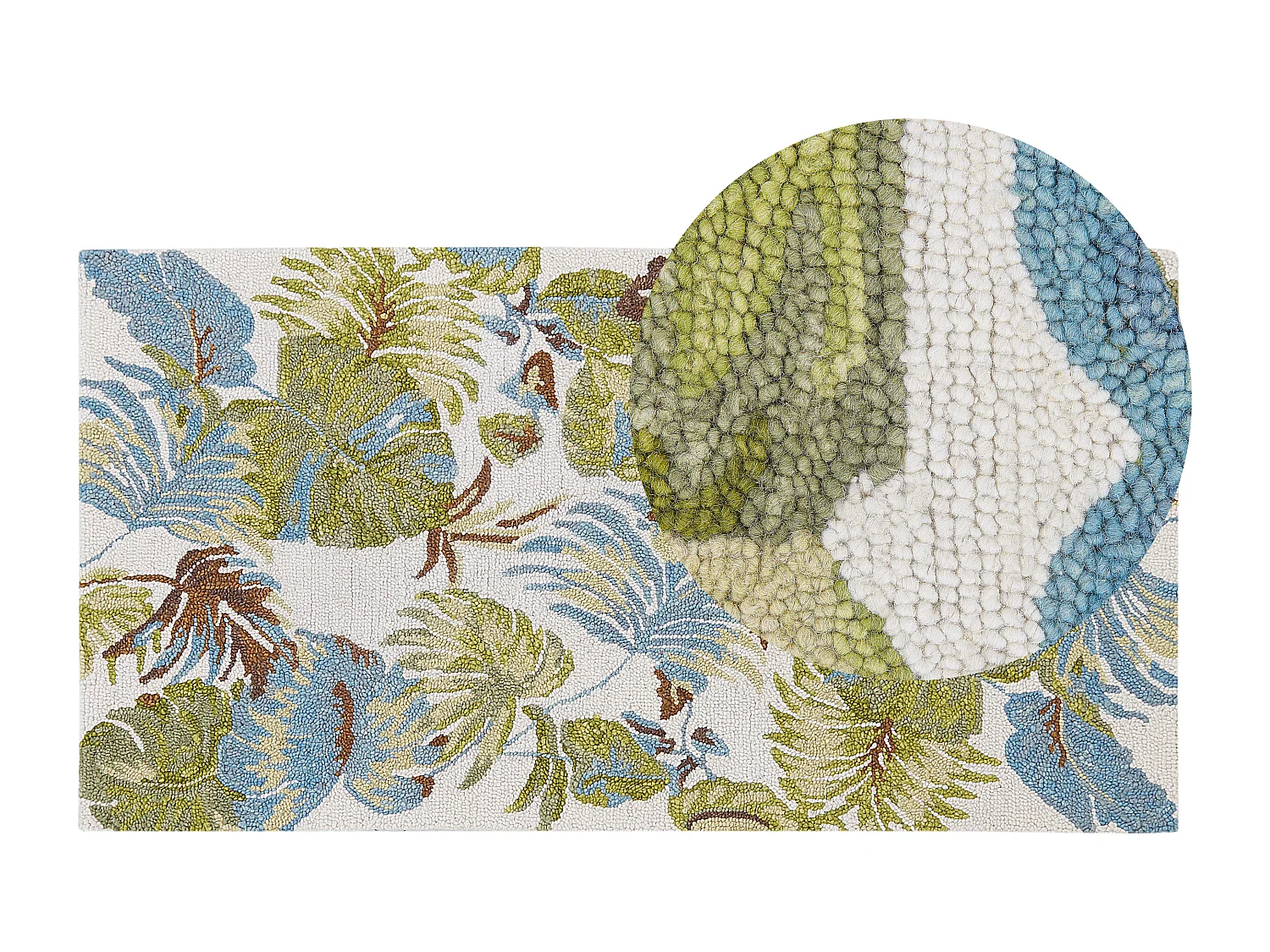 Tapis KINIK Multicolore 80 x 150 cm Laine