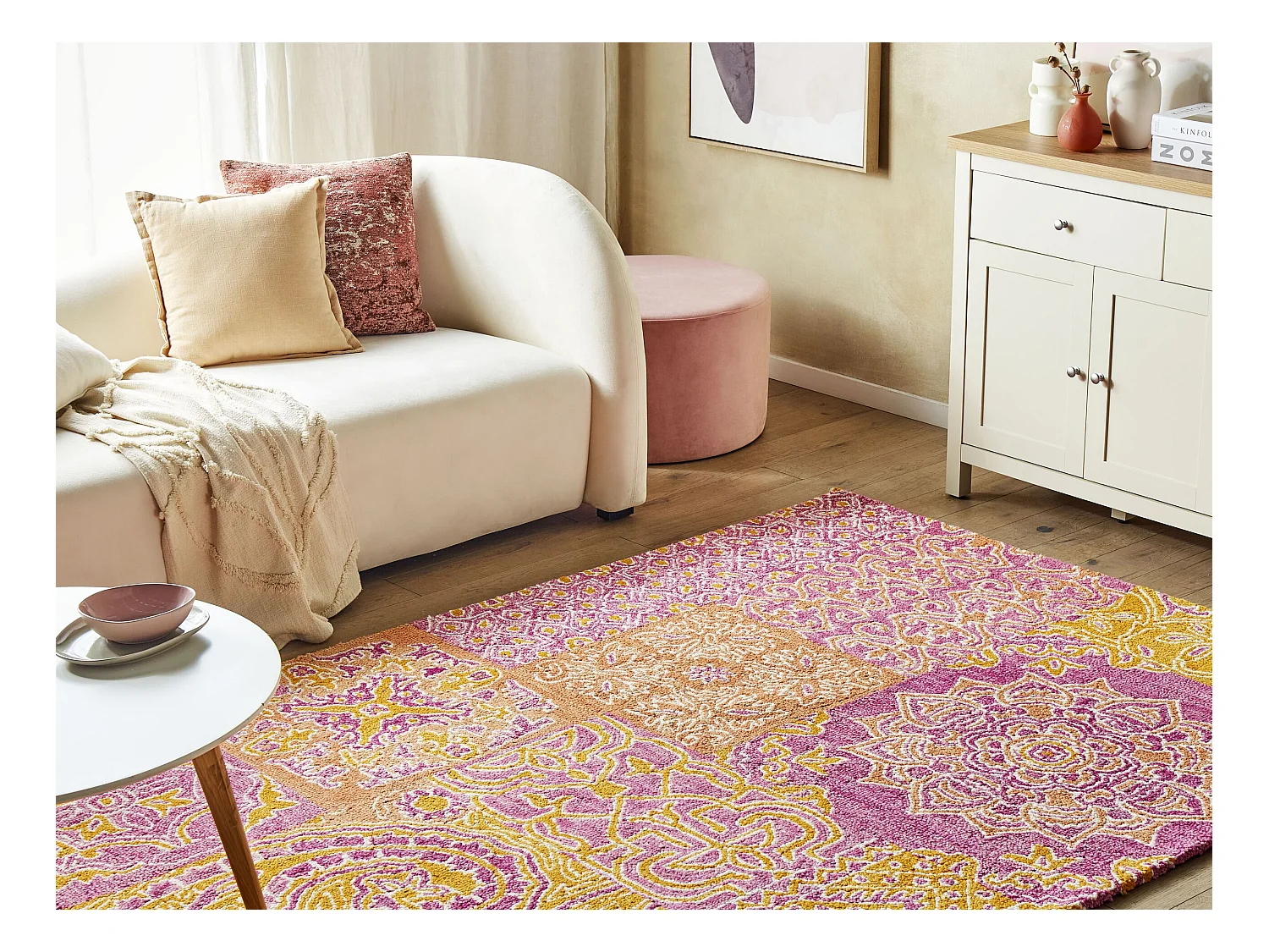 Vloerkleed vintage meerkleurig 160 x 230 cm AVANOS