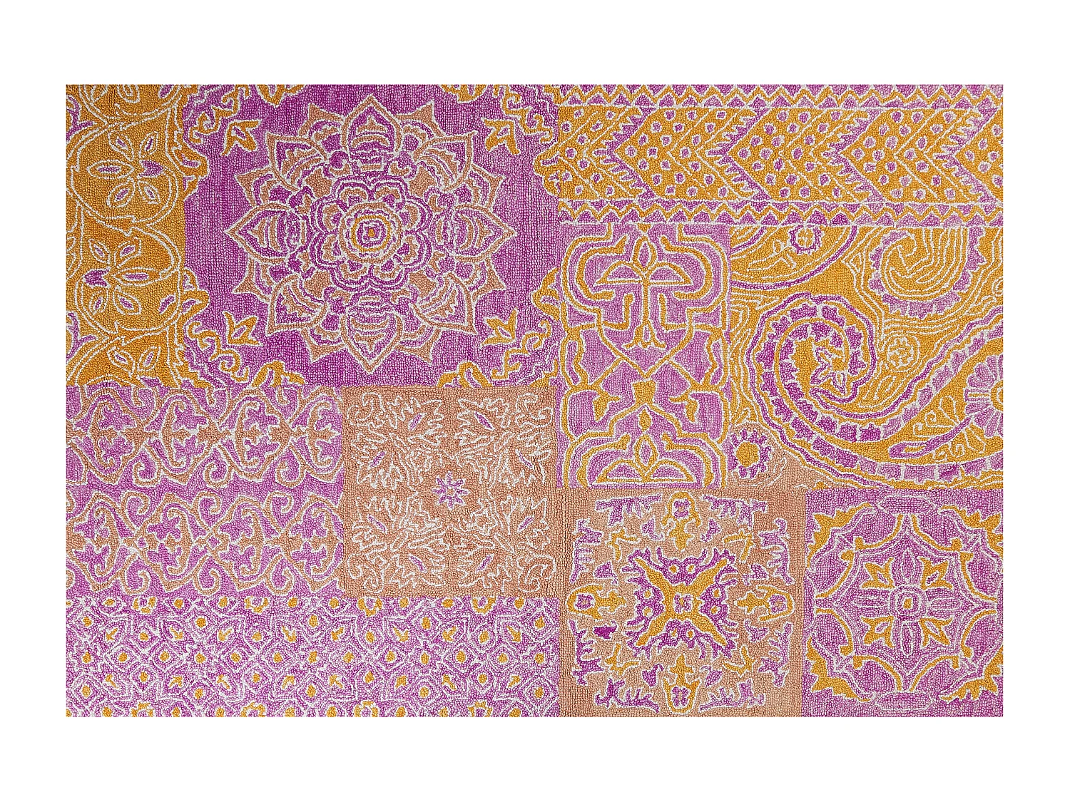 Tapis AVANOS Rose 140 x 200 cm Laine