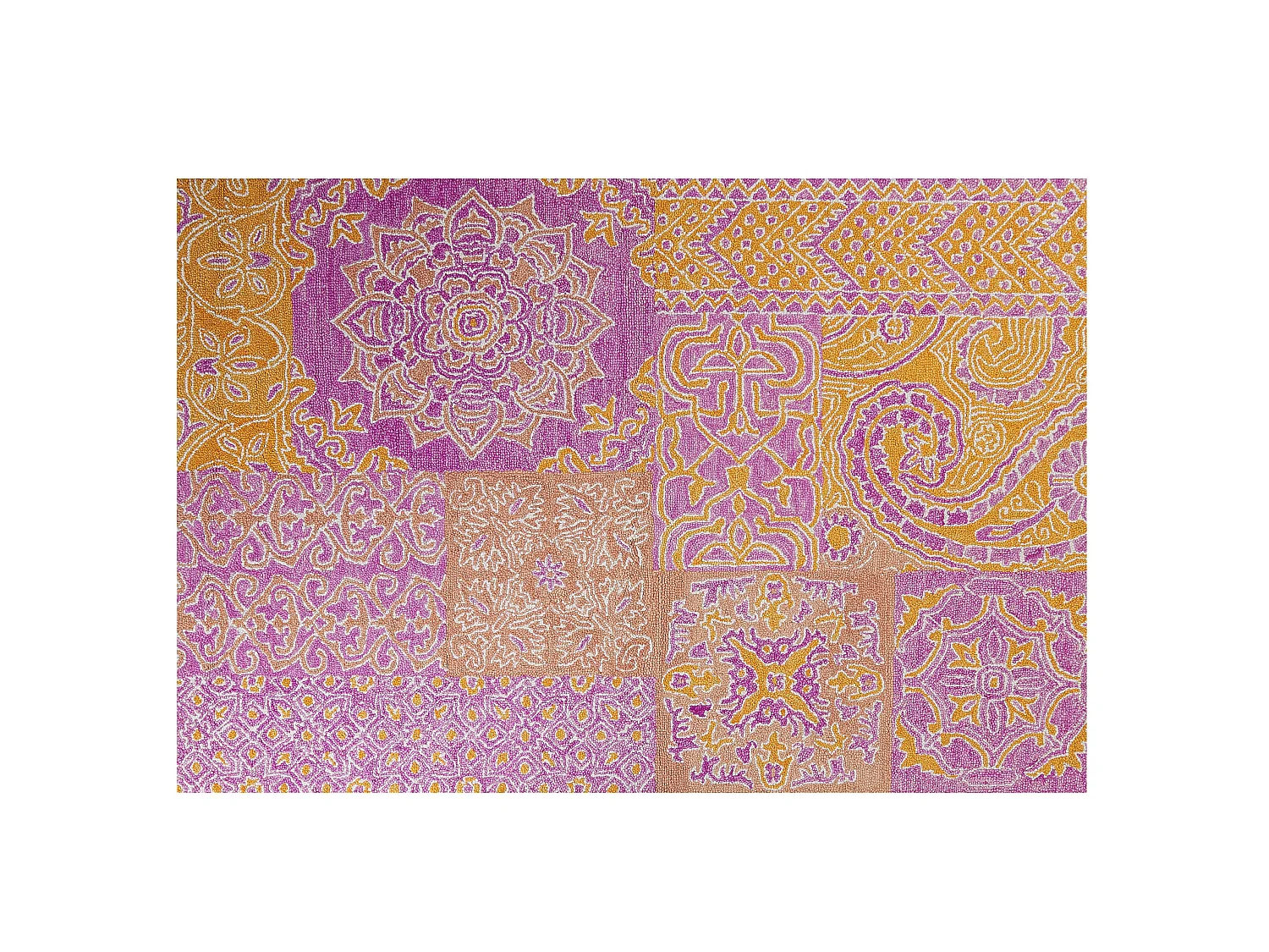 Vloerkleed vintage meerkleurig 140 x 200 cm AVANOS