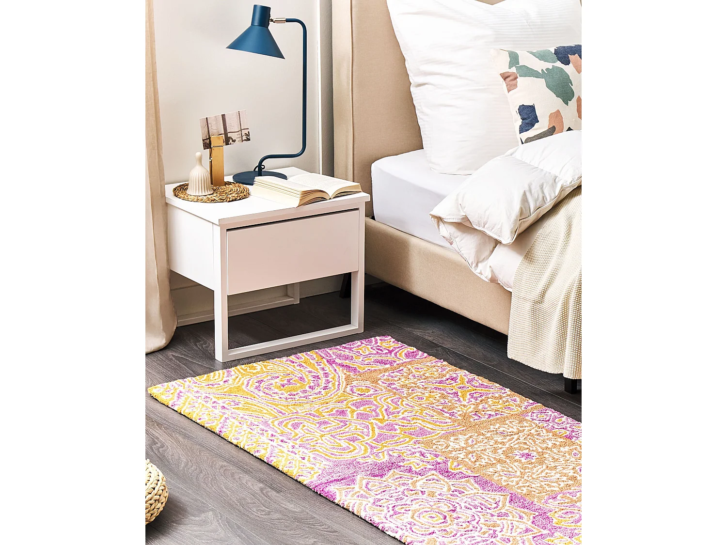 Vloerkleed vintage meerkleurig 80 x 150 cm AVANOS