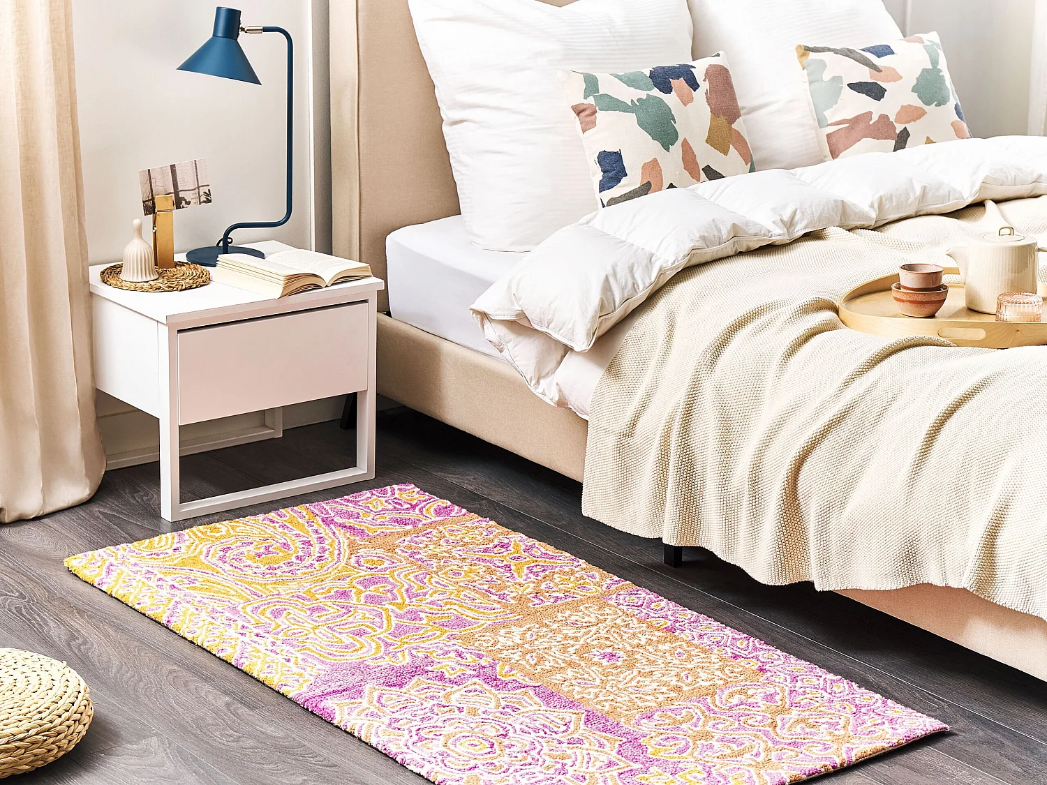 Vloerkleed vintage meerkleurig 80 x 150 cm AVANOS
