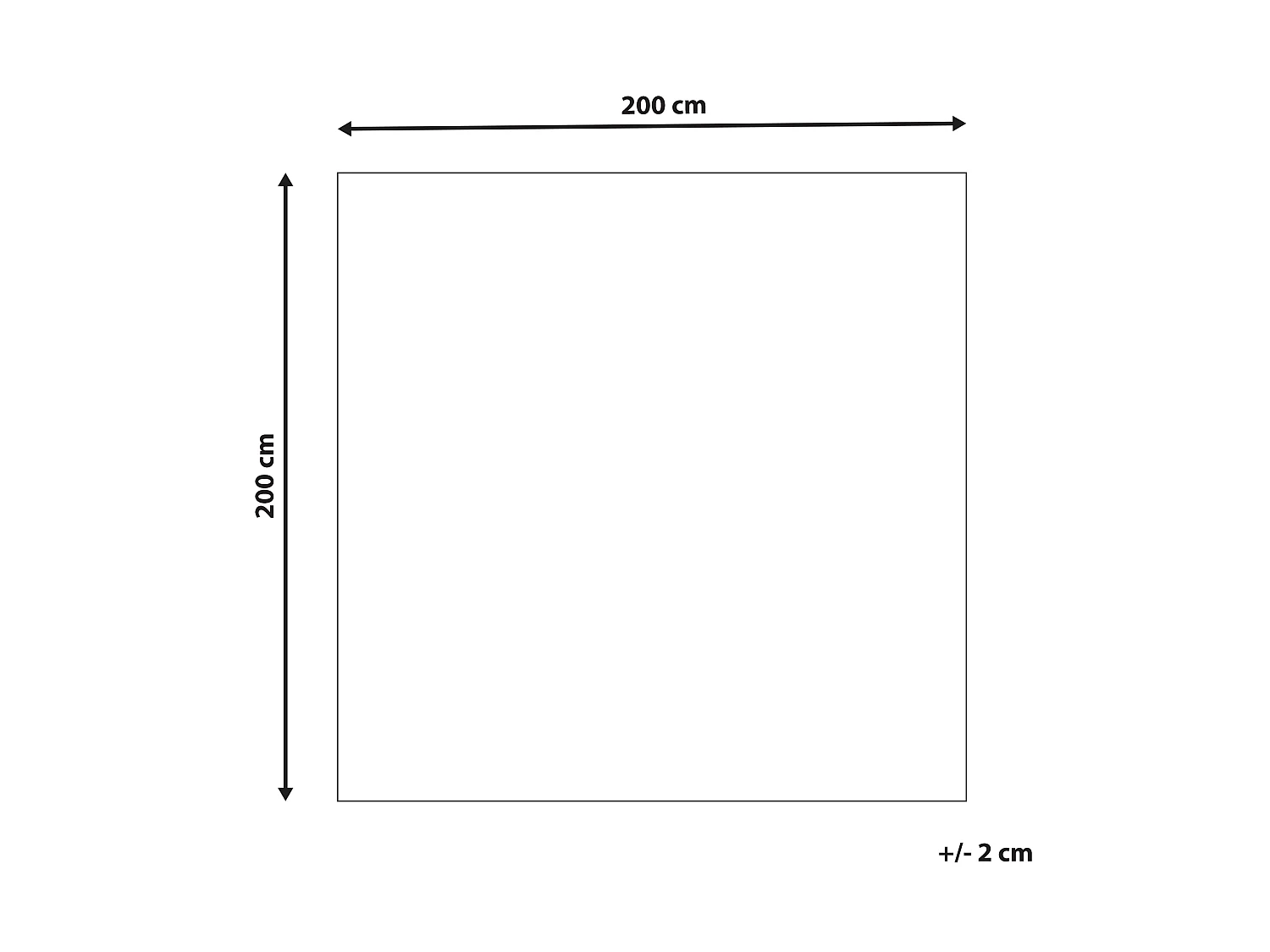 Vloerkleed vintage meerkleurig 200 x 200 cm AVANOS
