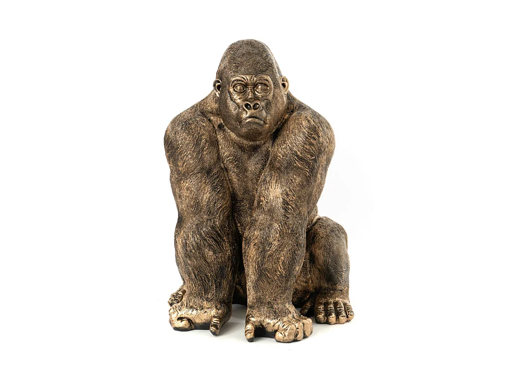 Gorille patine doré 107 cm