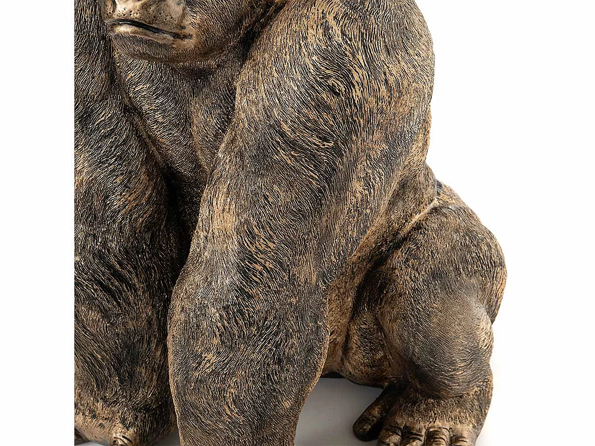 Gorille patine doré 107 cm