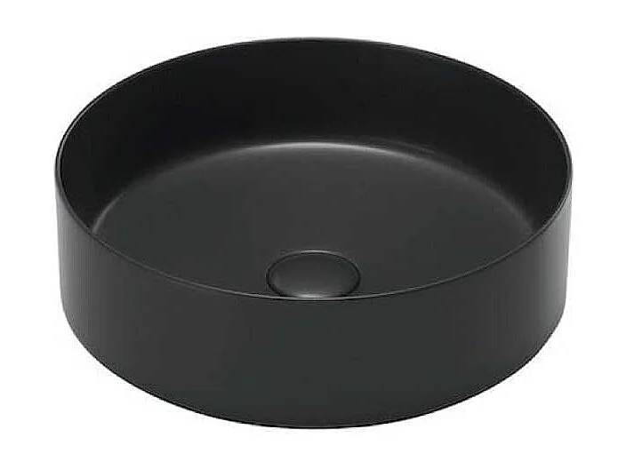Lavabo negro mate sobre encimera cerámico MENDOZA Ø 36 cm  Ø36 cm
