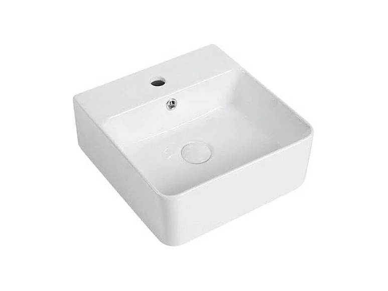 Aufsatzwaschbecken aus glasierter Keramik VENADO 42x425 cm