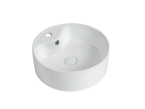 Vasque à poser ronde en céramique VARRIA Ø46 cm