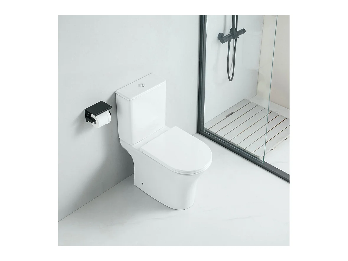 Toilette WC à poser CLORINDA en céramique