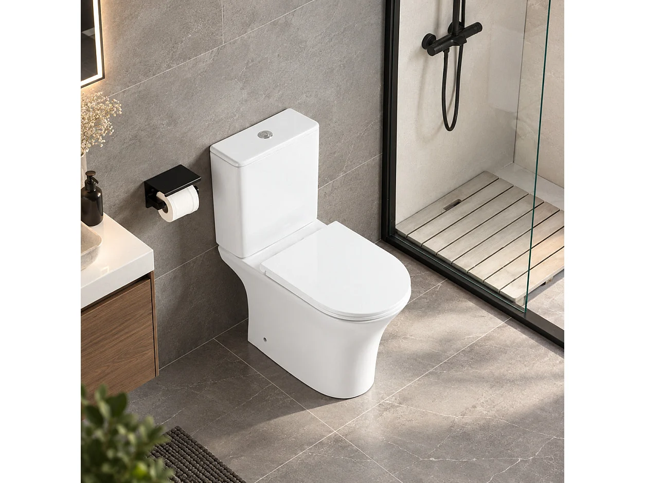 Toilette WC à poser CLORINDA en céramique