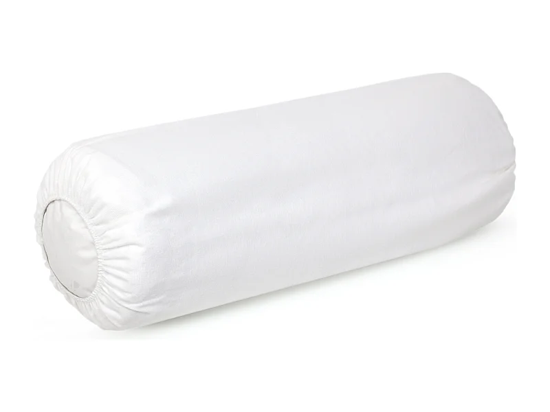 Housse de protection de traversin imperméable ARNON 80 cm molleton contrecollé polyuréthane