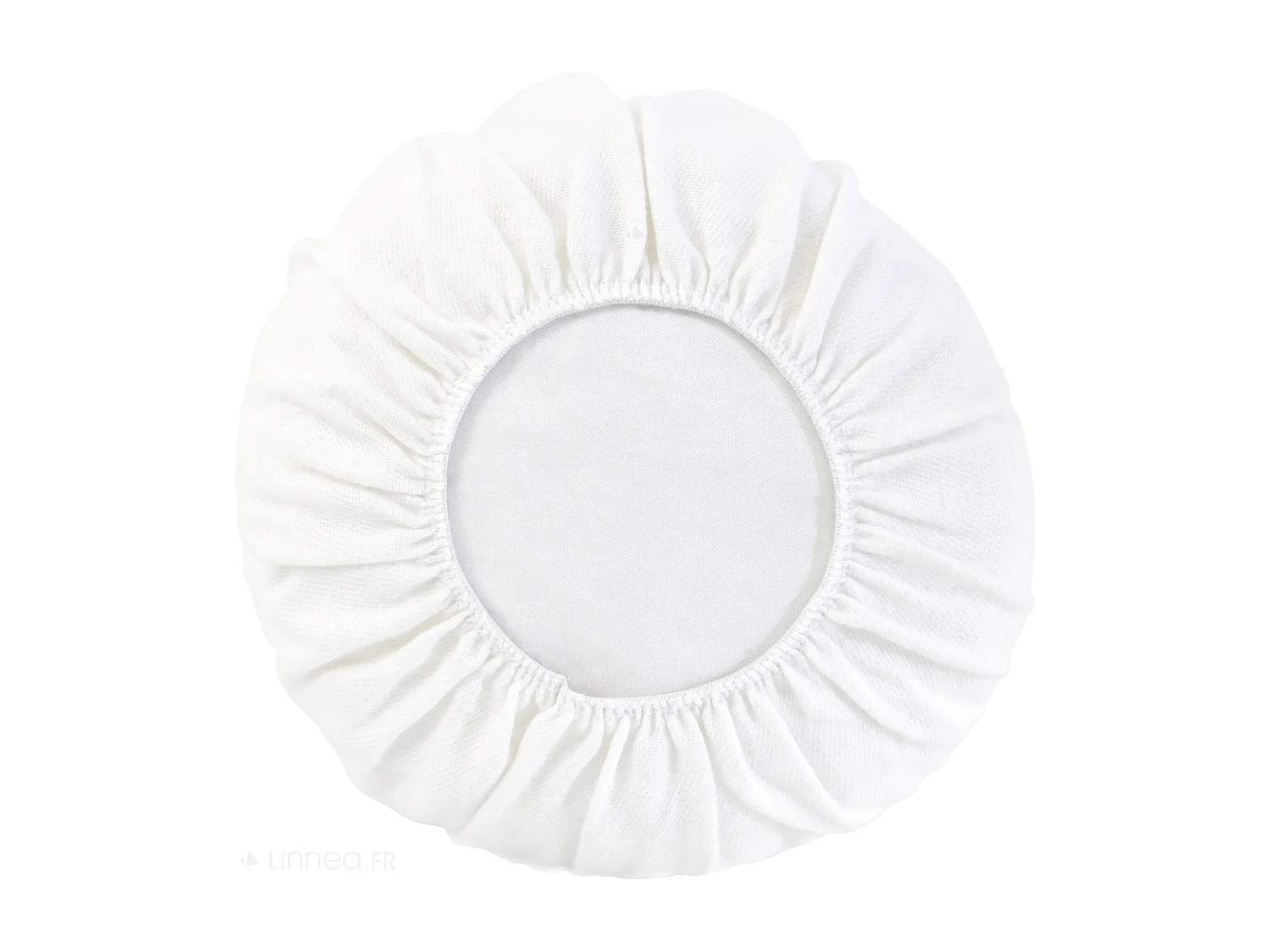 Housse de protection de traversin ANTONIN 80 cm molleton 220 g/m² absorbant blanc