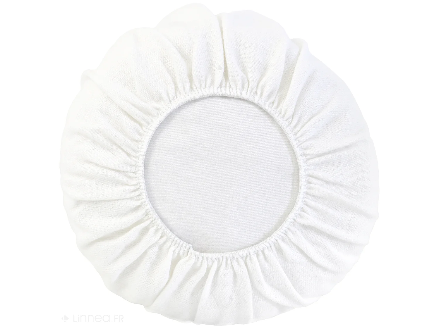 Housse de protection de traversin ANTONIN 80 cm molleton 220 g/m² absorbant blanc