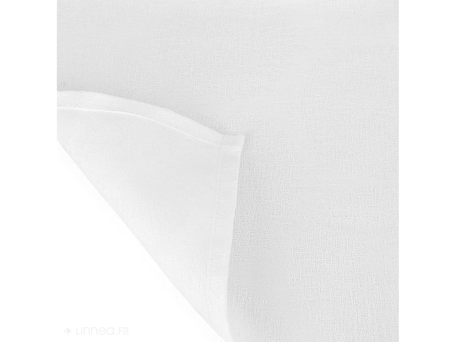 Nappe rectangle 150x250 cm HÉLIOS Blanc coton + enduction acrylique