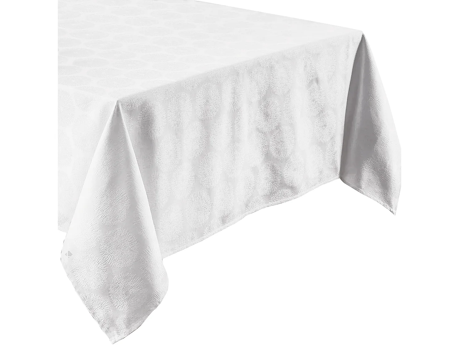 Nappe rectangle 150x250 cm HÉLIOS Blanc coton + enduction acrylique