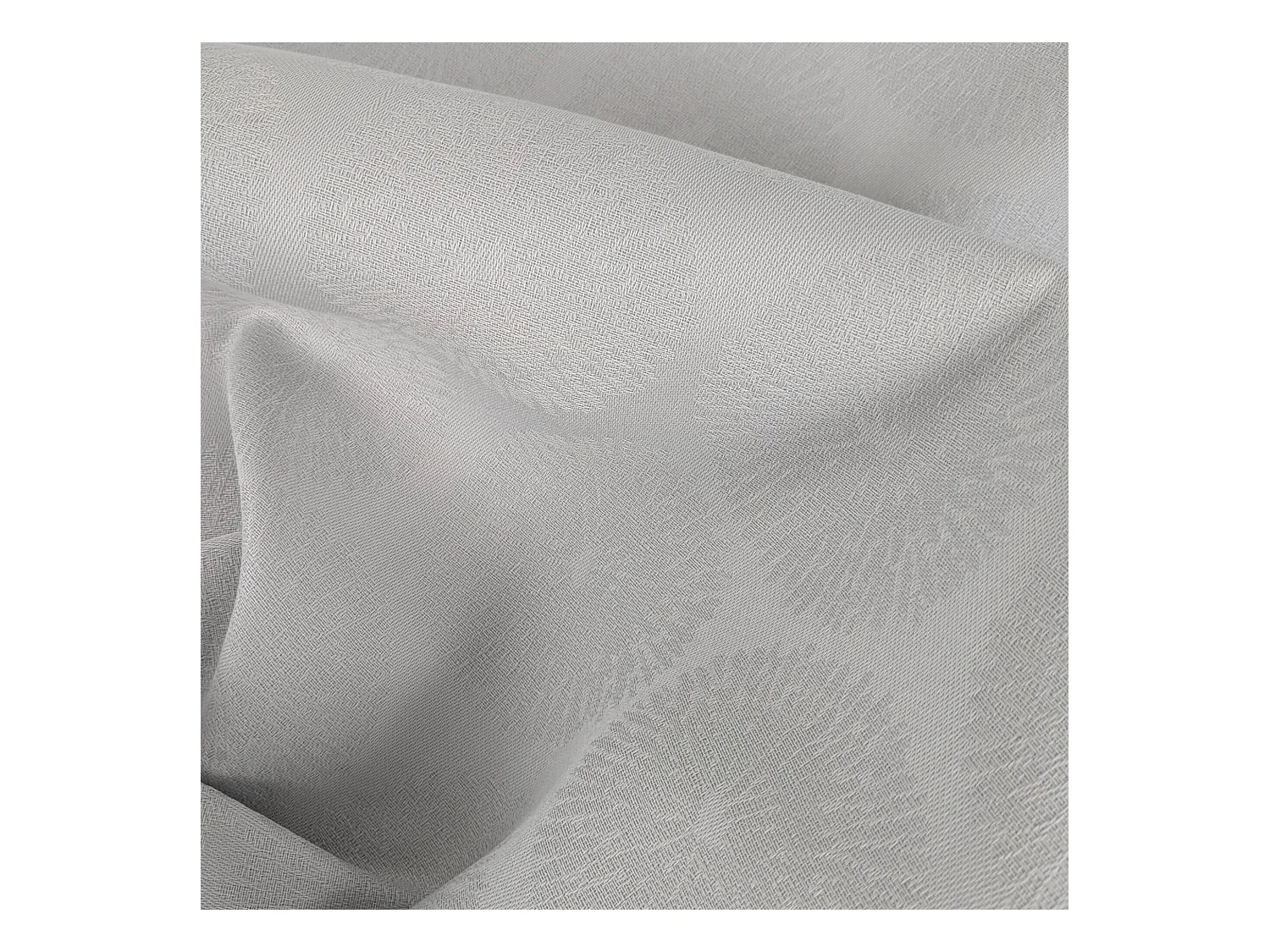 Nappe ovale 180x300 cm HÉLIOS Perle coton + enduction acrylique