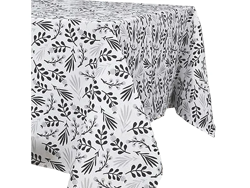 Nappe rectangle 140x240 cm CAMPO noir