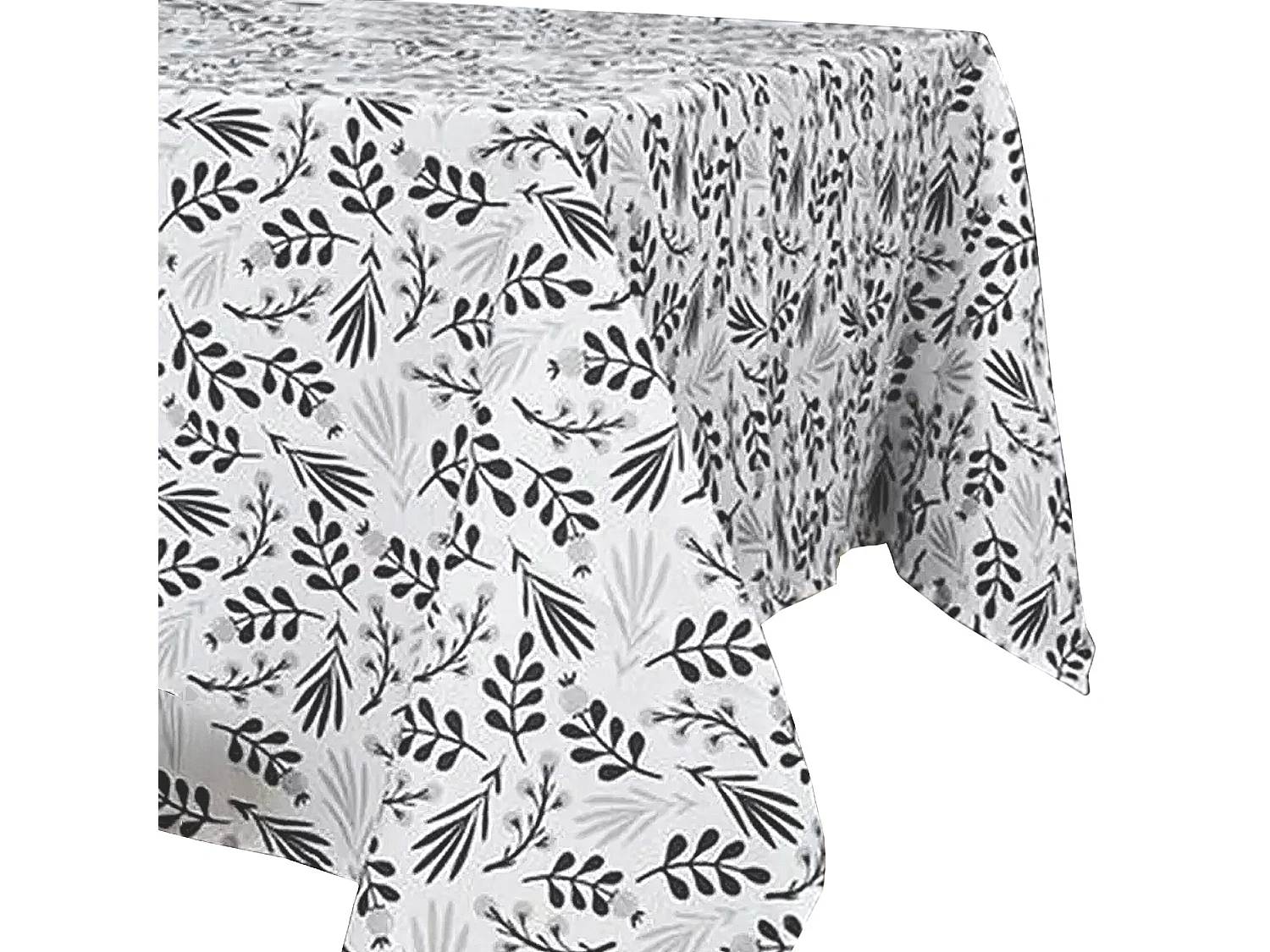 Nappe rectangle 140x240 cm CAMPO noir