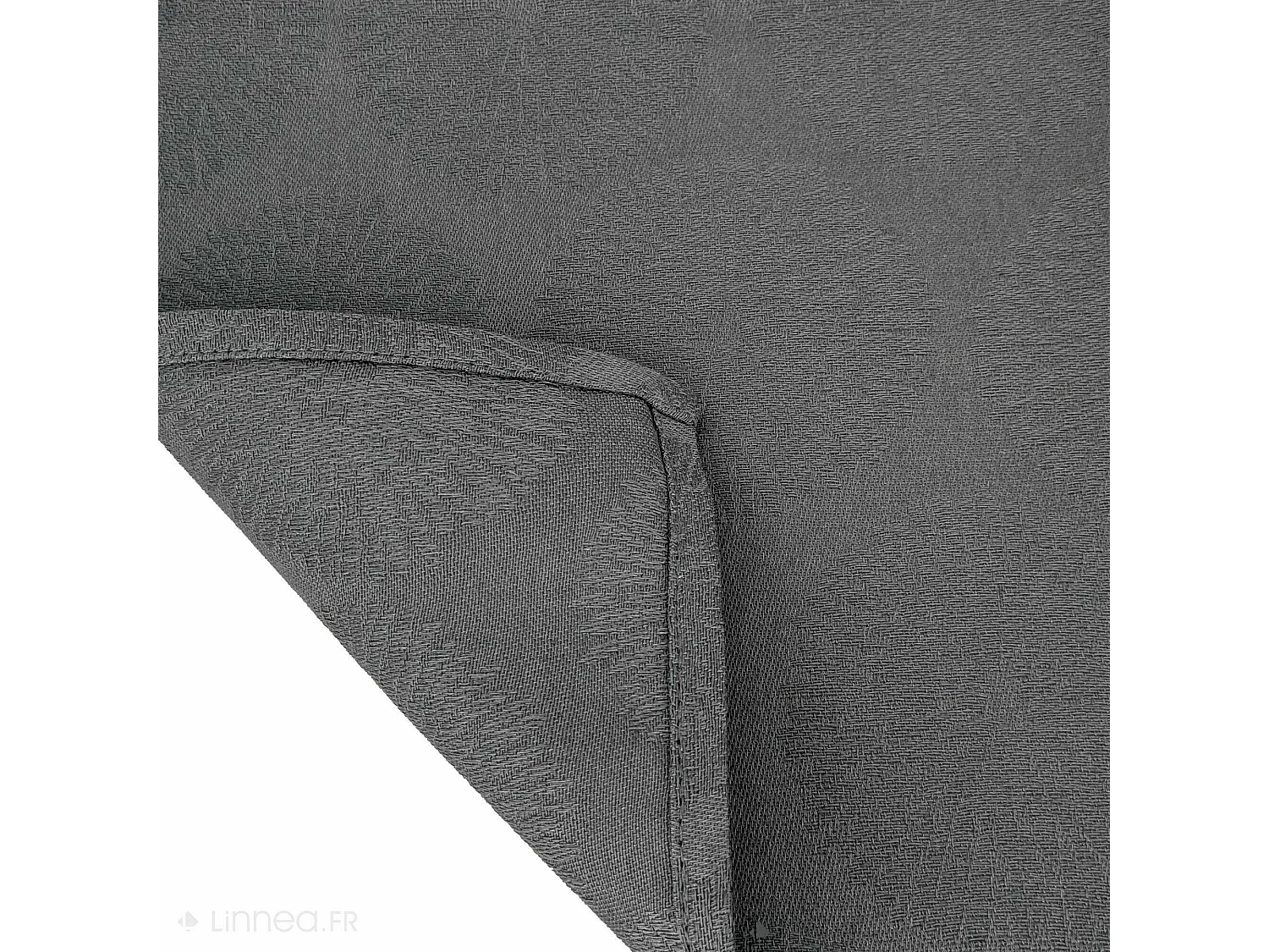 Nappe rectangle 150x200 cm HÉLIOS Anthracite coton + enduction acrylique
