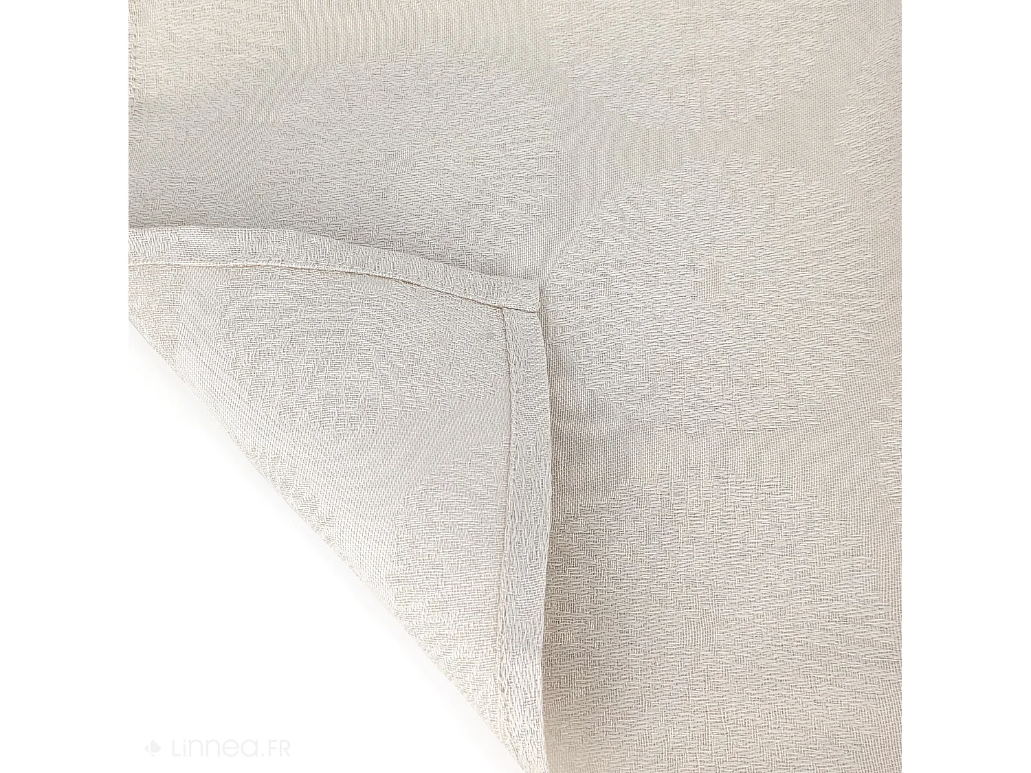 Nappe rectangle 150x250 cm HÉLIOS Ecru coton + enduction acrylique