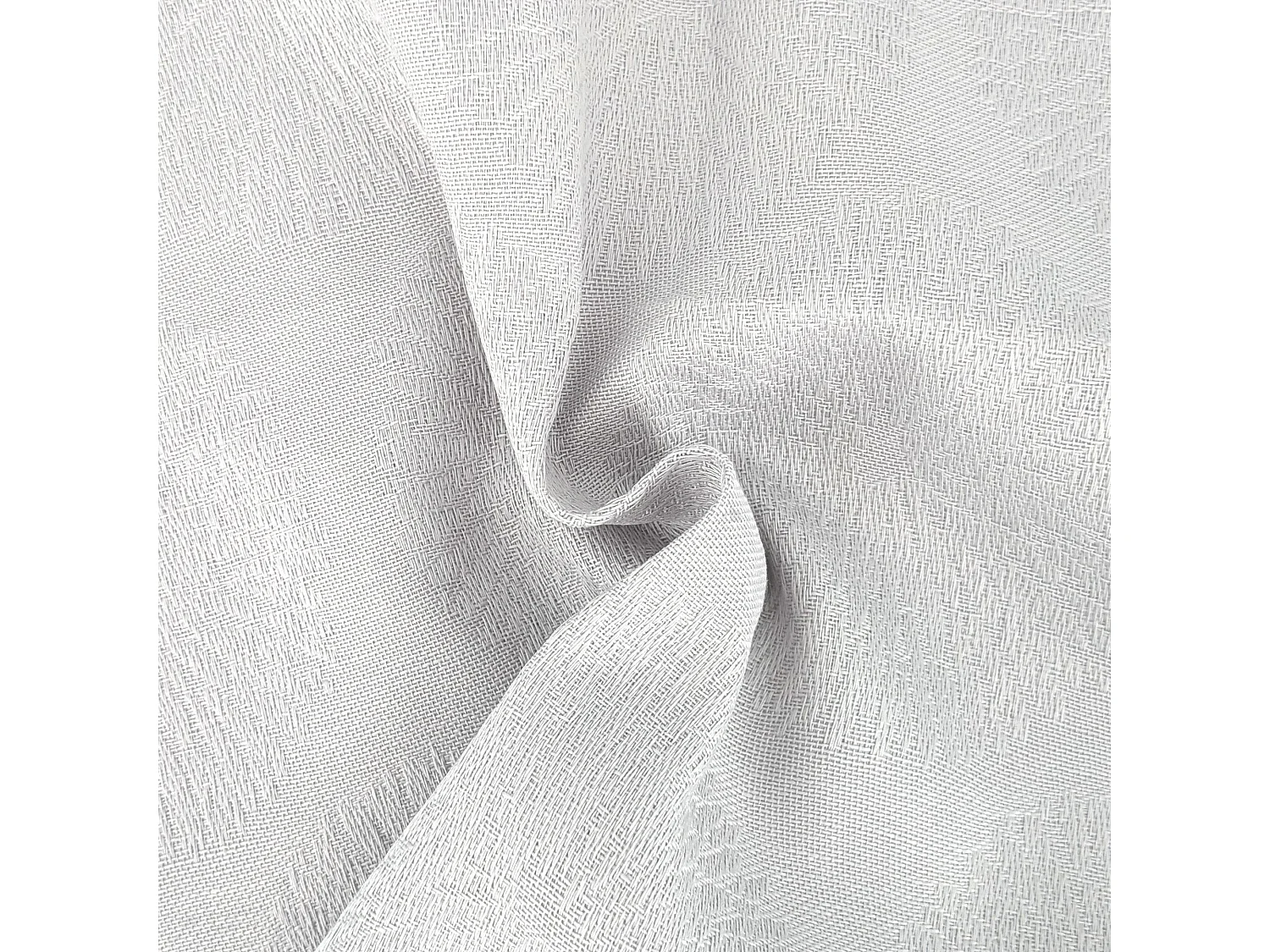 Nappe ronde 180 cm HÉLIOS Perle Jacquard coton