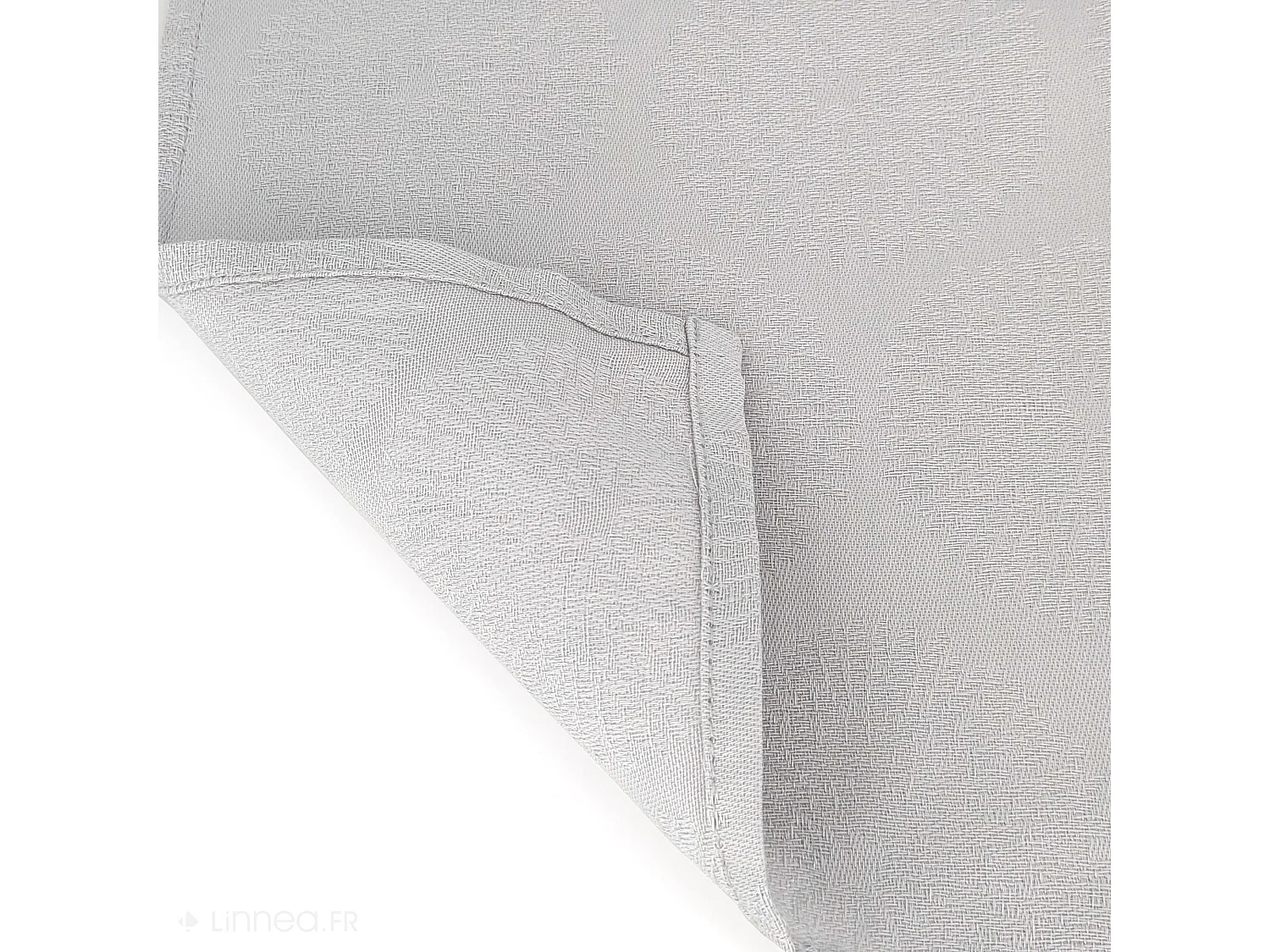 Nappe rectangle 150x200 cm HÉLIOS Perle coton + enduction acrylique