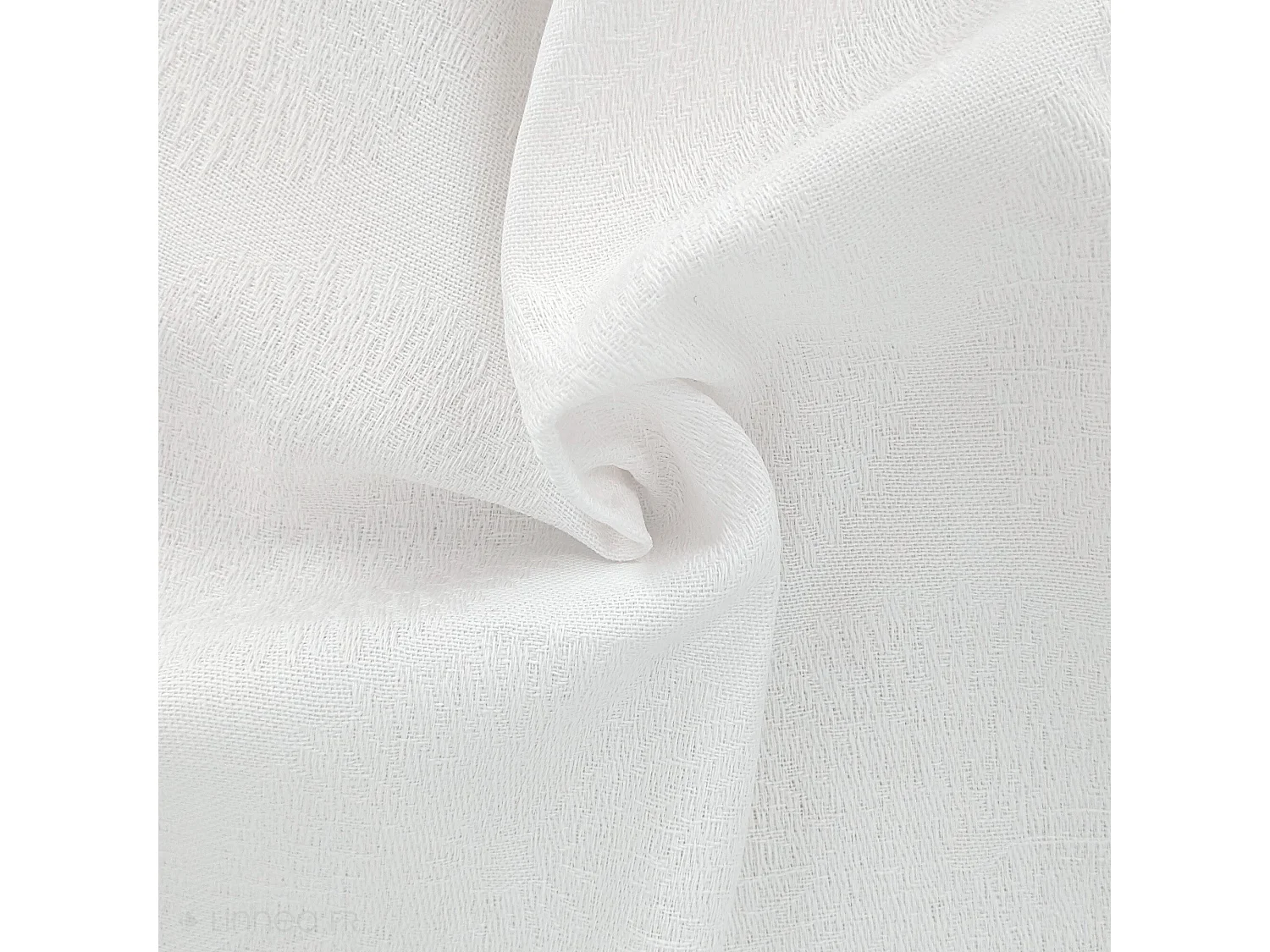 Nappe rectangle 150x200 cm HÉLIOS Blanc coton + enduction acrylique