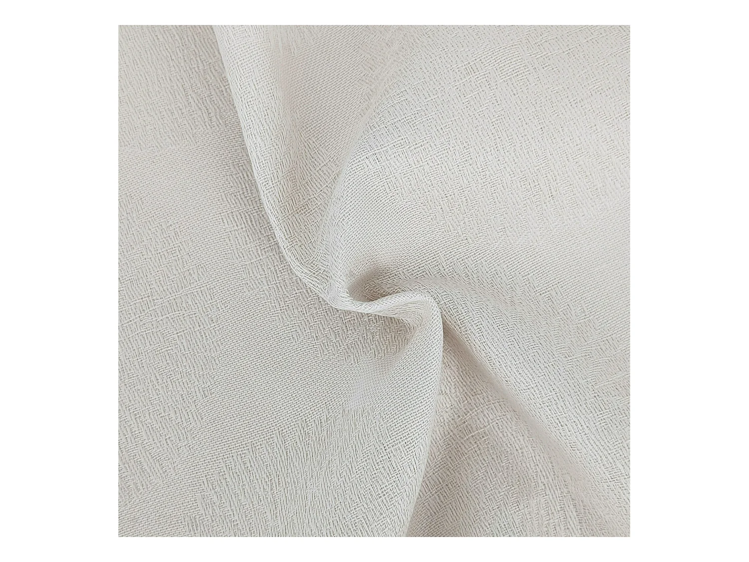 Nappe ronde 180 cm HÉLIOS Ecru Jacquard coton