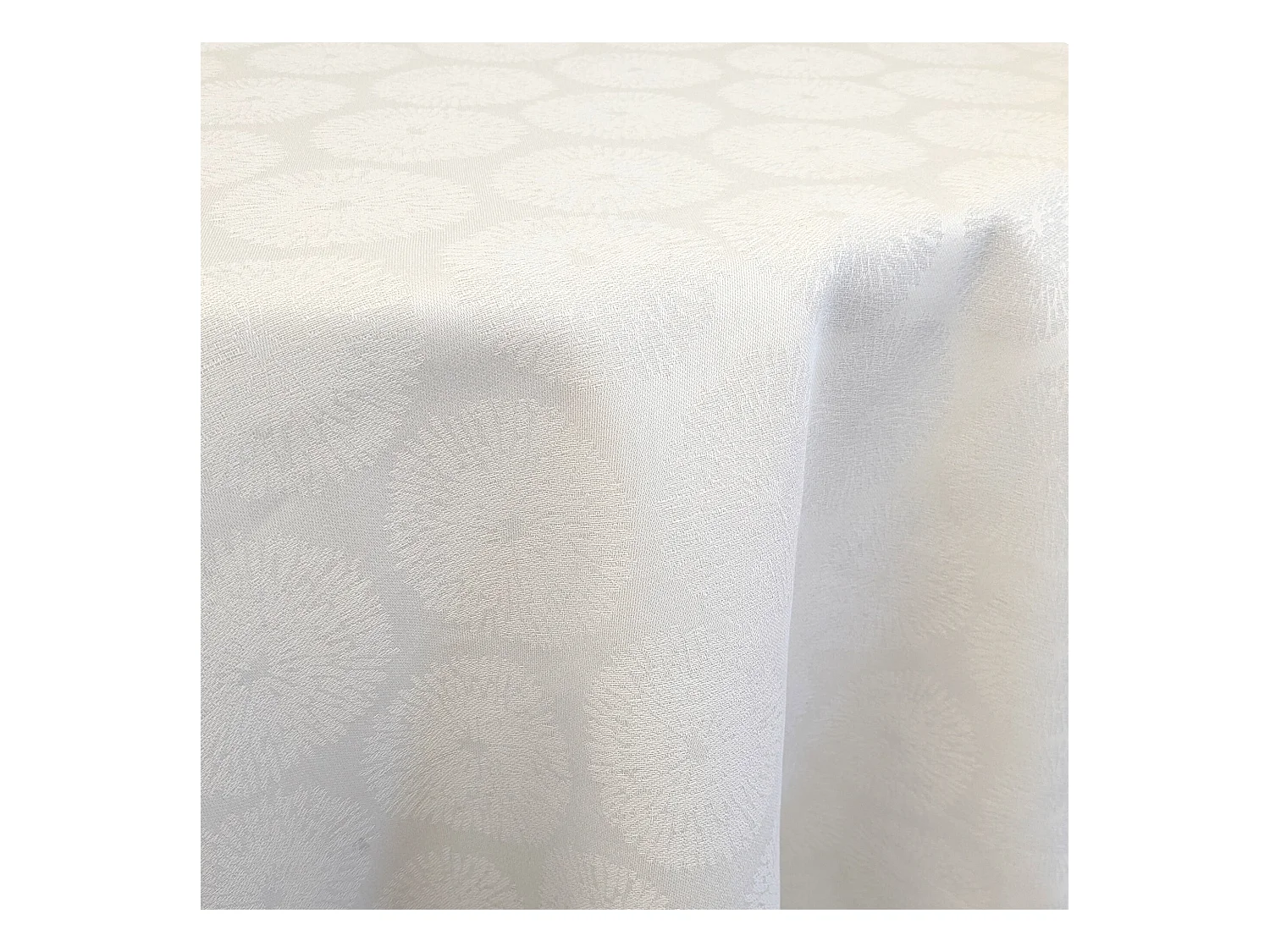 Nappe ovale 180x240 cm HÉLIOS Ecru coton + enduction acrylique