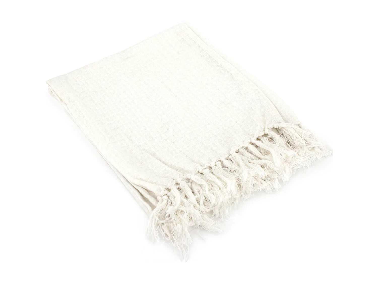 Jeté de canapé 130x160 cm SOFIA Ivoire