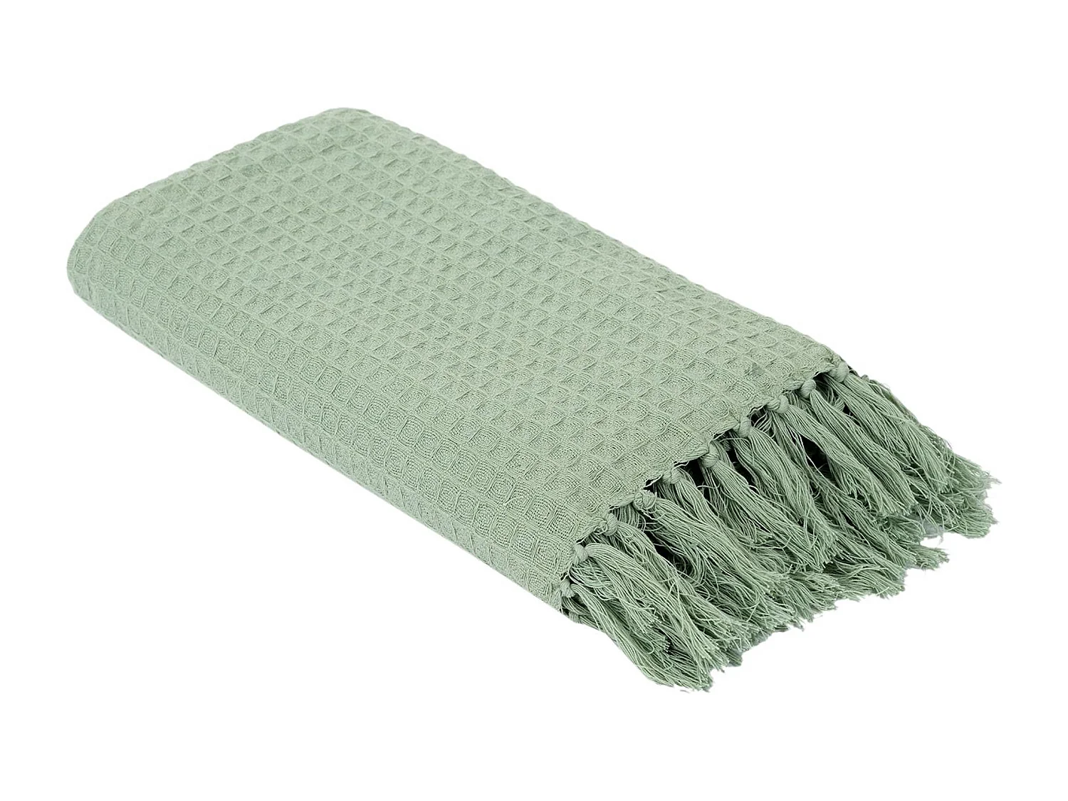 Jeté de canapé 130x160 cm SOFIA Vert Céladon