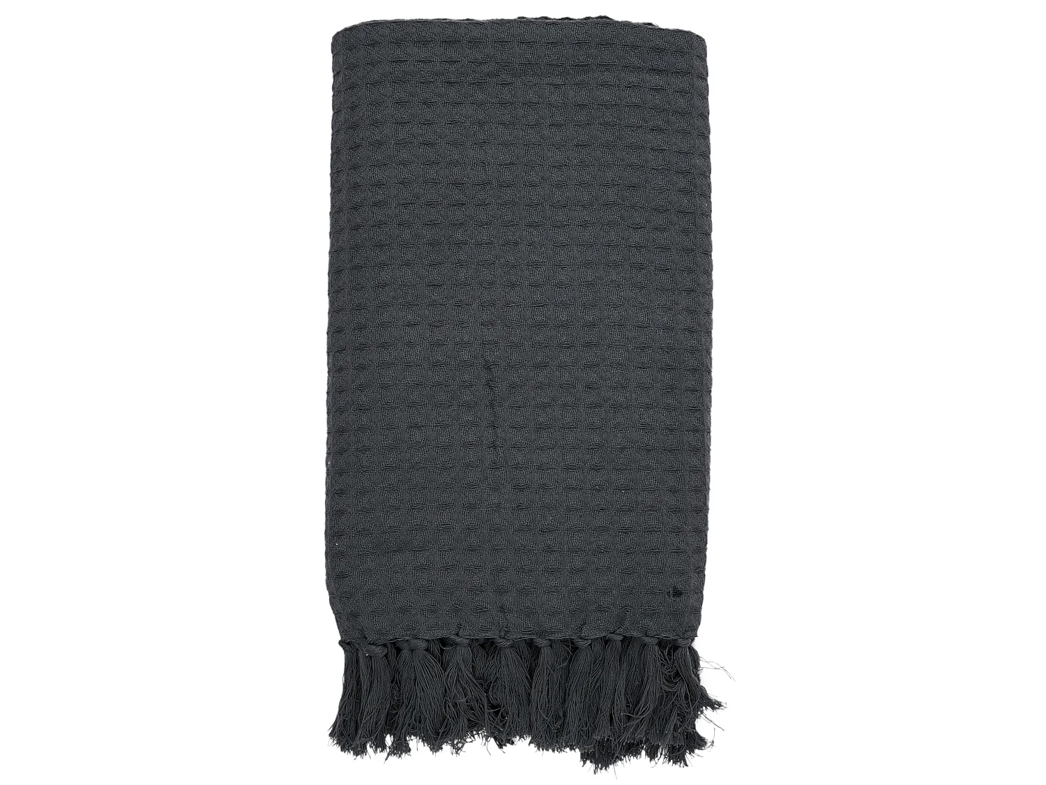 Jeté de canapé 130x160 cm SOFIA Gris Anthracite