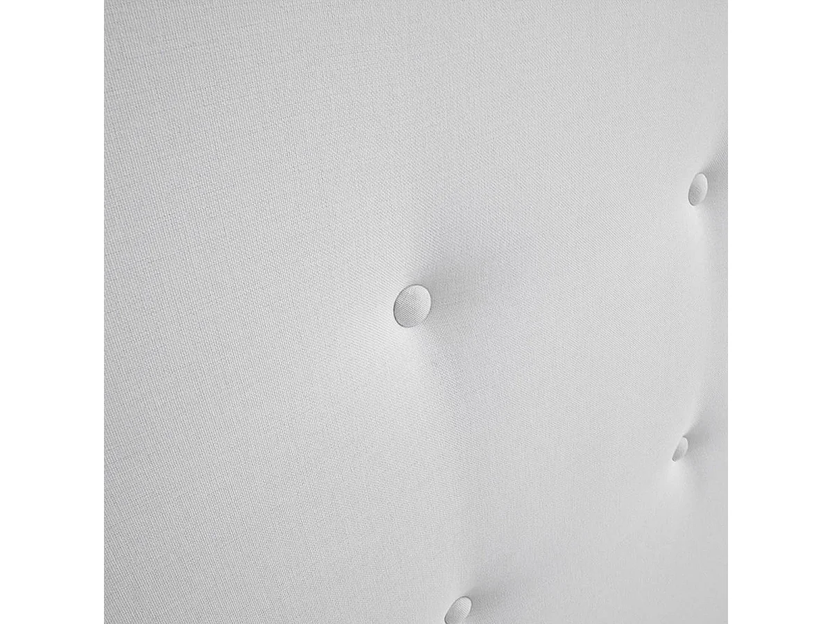 Tête de lit Capitonnée Tissu SISAL - Noir - 160x120 cm