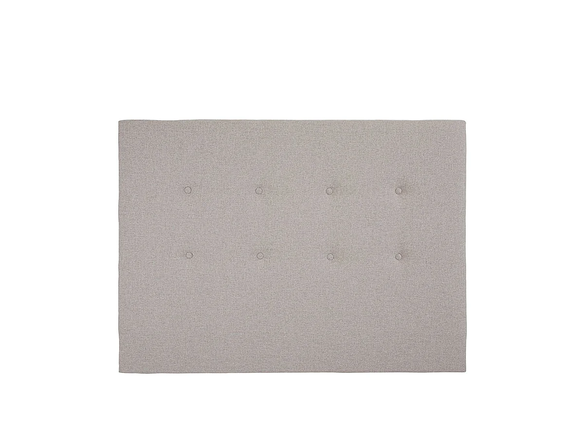 Tête de lit Capitonnée Tissu SISAL - Noir - 160x120 cm