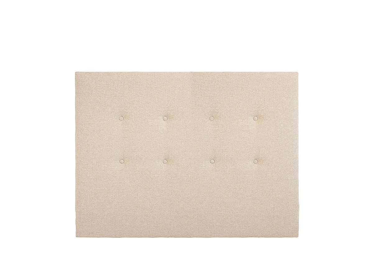 Tête de lit Capitonnée Tissu SISAL - Sable - 180x120 cm
