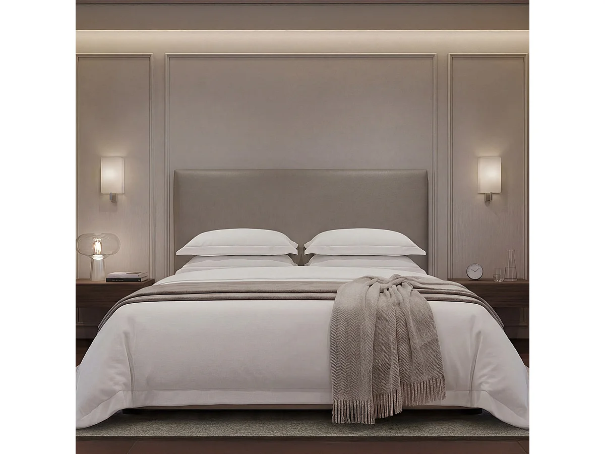 Tête de lit Simili FARO - Gris - 180x120 cm