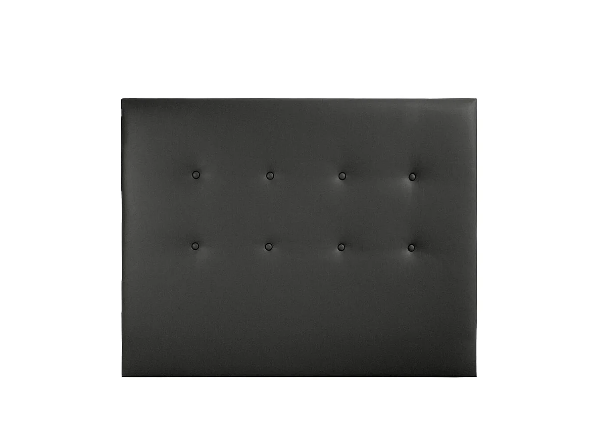 Tête de lit Capitonnée Simili FARO - Gris - 90x120 cm